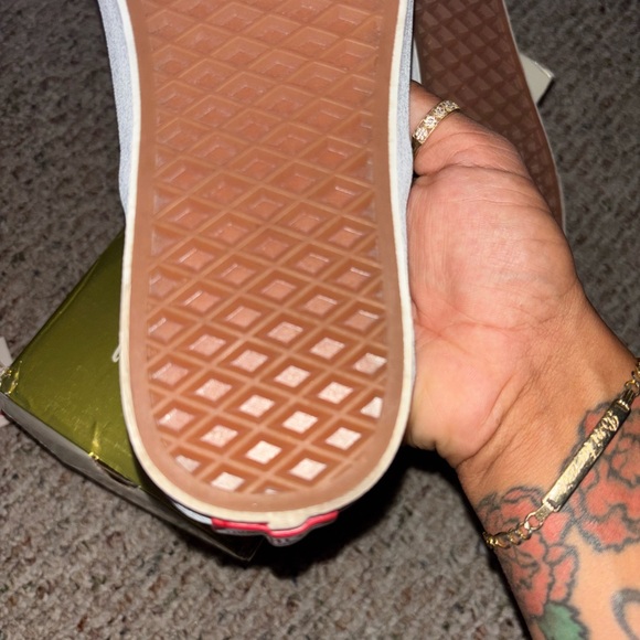 Disney Slip-On Vans - White with Mickey Mouse Design - Picture 6 of 7